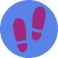 footsteps